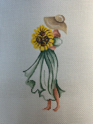 Girl w/ Sunflowers