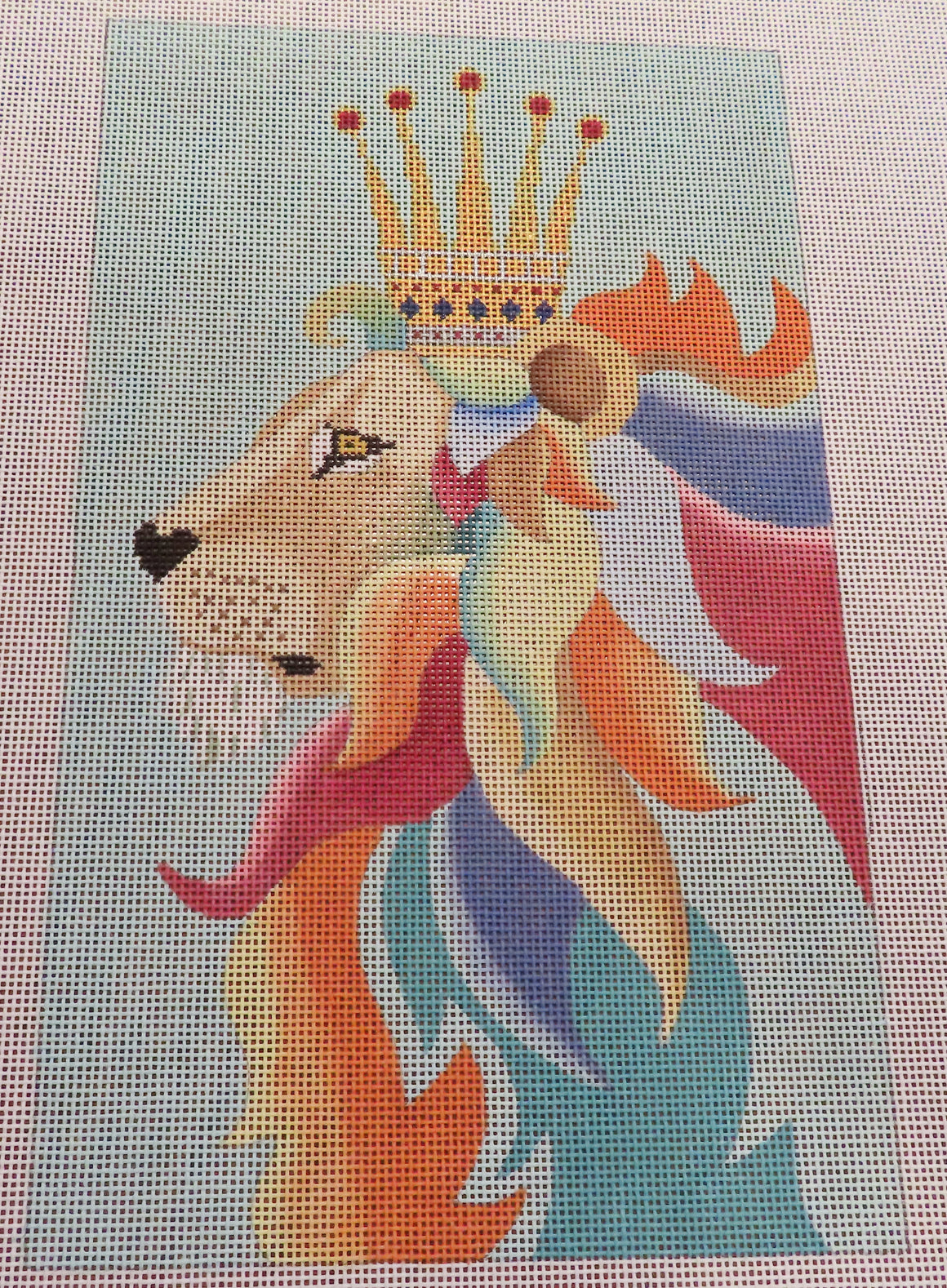 Lion with Jeweled Crown