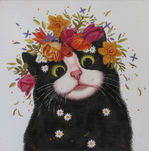 Colorful Flowers Kitty