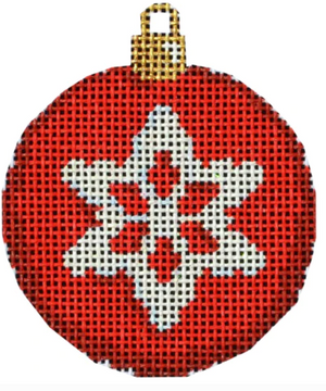 Snowflake Red Mini Ball