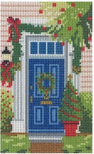 Historic Holiday Blue Door
