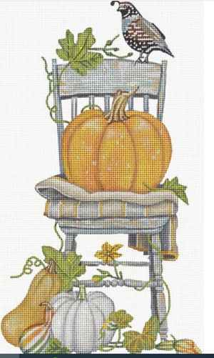 Autumn Pumpkin Chair