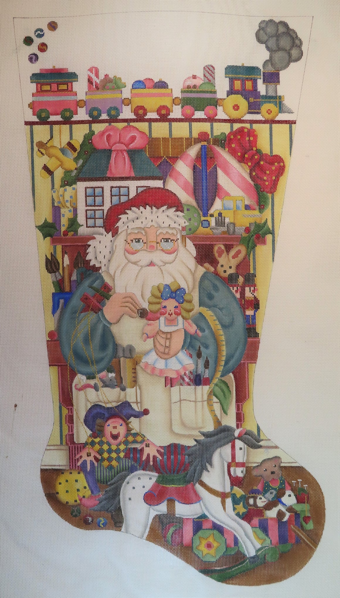 Santa's Workshop Stocking