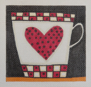 Cup-A-Joe with Red Heart