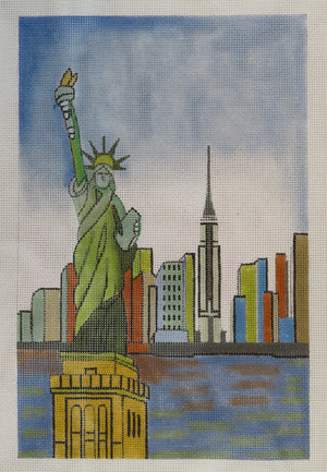 Statue of Liberty/Manhattan Skyline